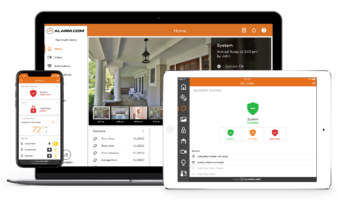 multiple devices connected to security system
