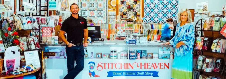 Deb and Clay at their store
